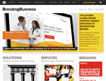 Tablet Screenshot of brandingbusiness.com